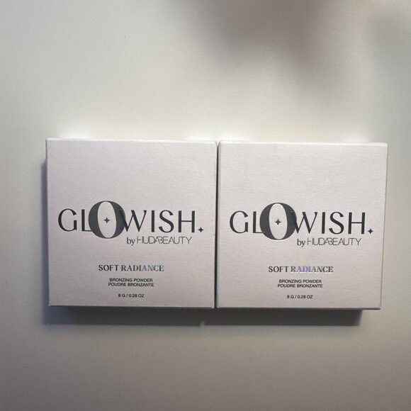 Glowish by Huda Beauty Soft Radiance Bronzing Powder 1-FULL SIZE~ 01 LIGHT NIB - Picture 4 of 8